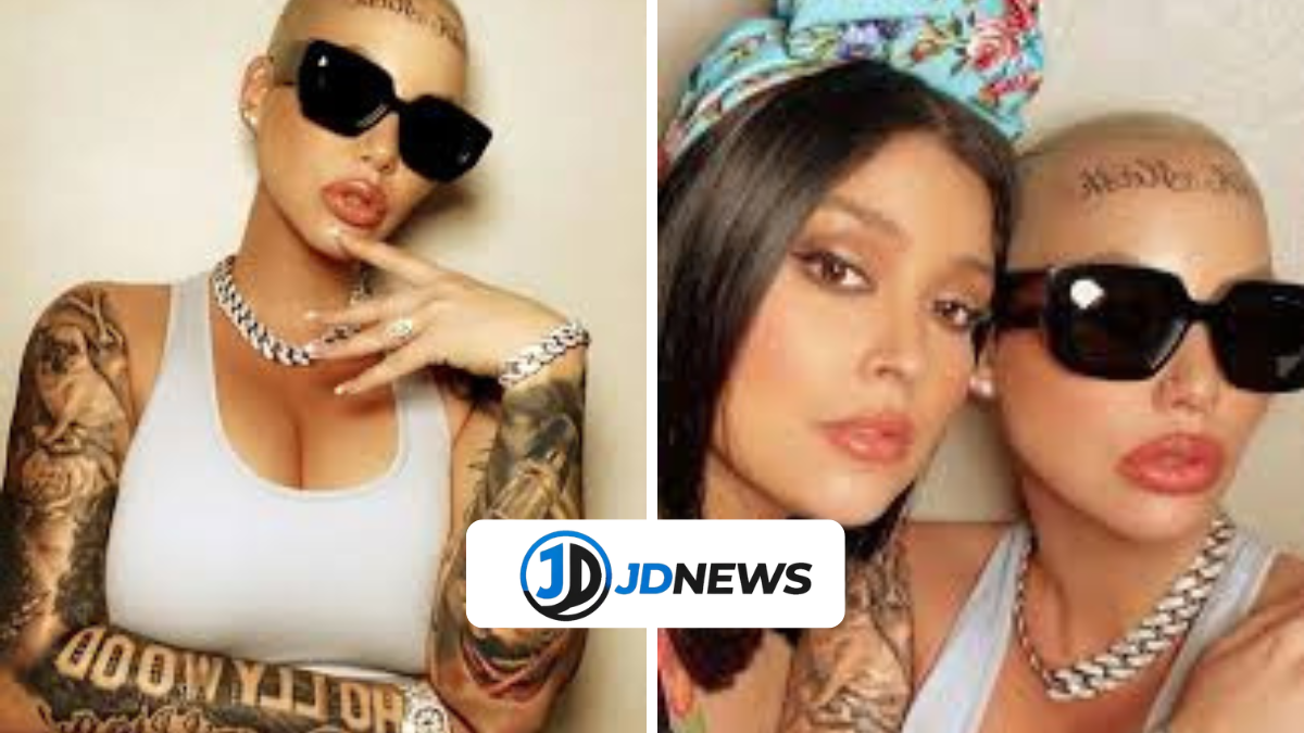 amber rose face tattoo